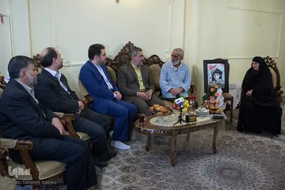 دیدار جامعه قرآنی با خانواده شهید محمود ریاحی
