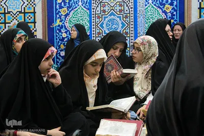 مرحله ناحیه‌ای مسابقات قرآن بسیج خواهران - اراک/عکاس:زهرا بهرامی