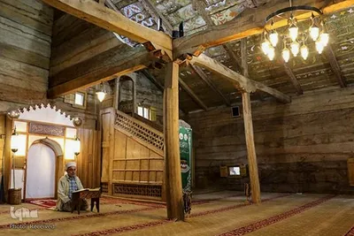 مسجد چوبی 800 ساله بدون میخ در ترکیه