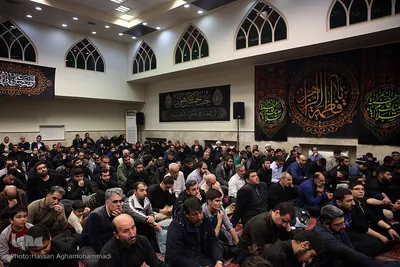 مراسم سوگواری ایام شهادت حضرت زهرا(ع) در حسینیه هدایت
