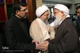 مراسم بزرگداشت سومین روز ارتحال مرحوم آیت‌الله واعظ‌زاده خراسانی