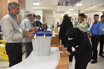 انتخابات ریاست جمهوری در بیمارستان کوثر سمنان