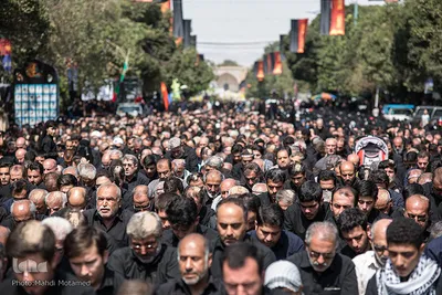 مراسم عزاداری ظهر عاشورا در قزوین