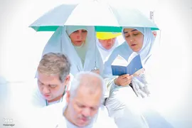 مراسم دعای عرفه در صحرای عرفات