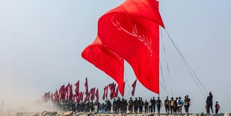 بدرقه کاروان اربعین دانشجویان دانشگاه شریف