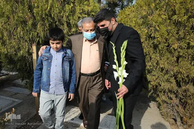 مراسم یادواره شهید فهمیده و شهدای دانش‌آموز در قطعه 24گلزار شهدای بهشت زهرا تهران