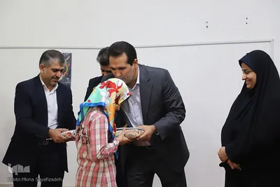 سفره افطار در جمع ایتام