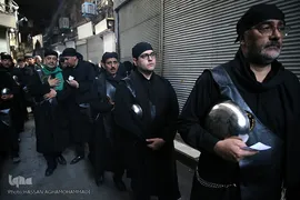 مراسم عزاداری تاسوعای حسینی در بازار تهران