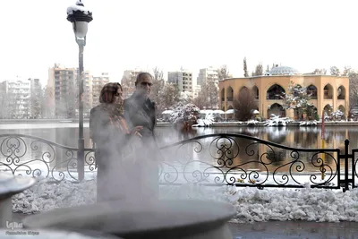 بارش اولین برف پاییزی در تبریز