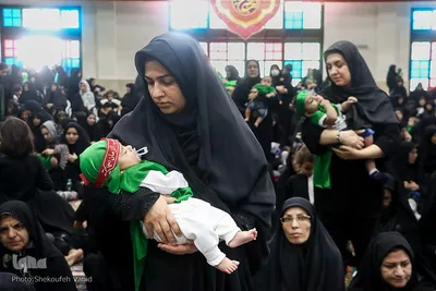 همایش شیرخوارگان حسینی در گلستان شهدای اصفهان‎