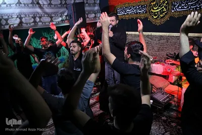 مراسم سوگواری عزاداری شب شهادت امام رضا(ع) در مسجد رسول اعظم(ص) شیراز