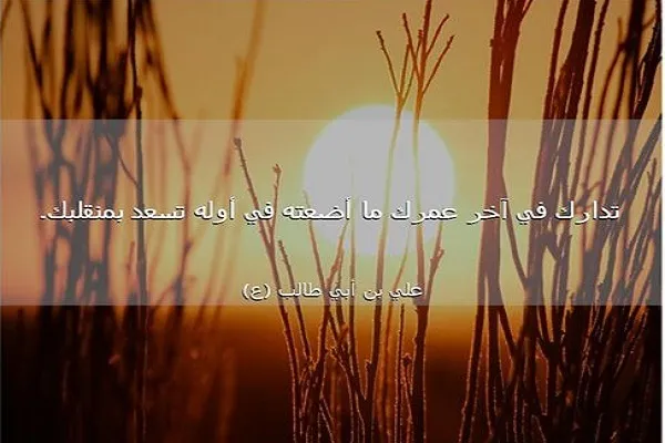 الاستفادة القصوى من الوقت في أقوال الامام علي(ع)