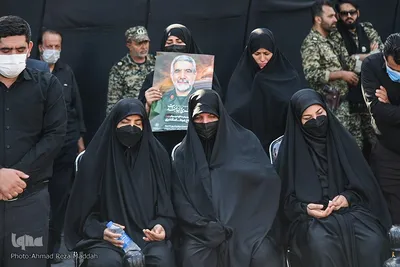 مراسم تشییع پیکر مطهر سردار شهید اسکندری در روز عاشورای حسینی‎‎