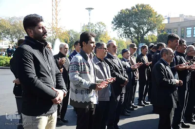 ⁨مراسم عزاداری مردم تبریز⁩ در روز شهادت امام عسکری(ع)