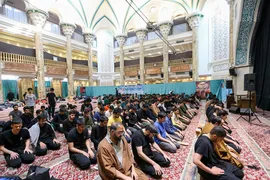 مراسم اعتکاف در مسجد جامع امام صادق (ع)