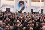 مراسم سوگواری شب شهادت رهبر معظم انقلاب در حرم شاهچراغ(ع)