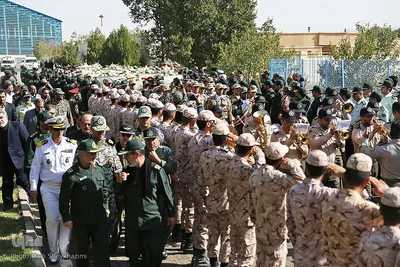 استقبال از ۹ شهید گمنام دفاع مقدس در تبریز