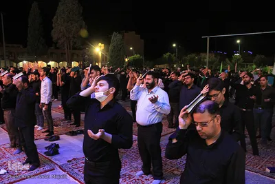 مراسم احیای شب بیست و سوم ماه رمضان در یزد