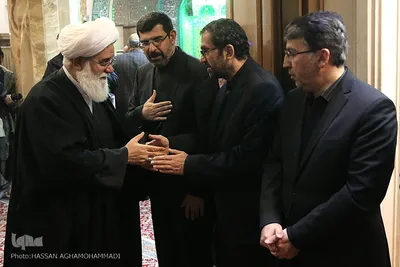 مراسم هفتمین روز درگذشت مرحوم آیت الله محمد واعظ زاده خراسانی