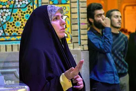 زائرین حرم مطهر و نورانی کریمه اهل بیت(ع)، حضرت فاطمه معصومه(س) در شهر مقدس قم
