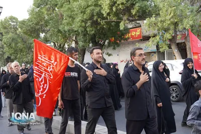 مراسم جاماندگان اربعین حسینی در ملایر