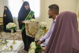 جشن عقد در حرم مطهر شاهچراغ (ع)