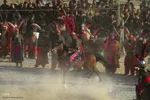 مراسم خیمه‌سوزان و مقتل‌خوانی در خمینی‌شهر اصفهان