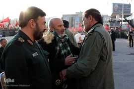 چهره ها در مراسم خاکسپاری شهید س‍پهبد قاسم سلیمانی/ کرمان
