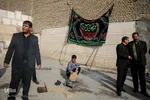 مراسم سنتی شال و پر کردن علم تاریخی طیب
