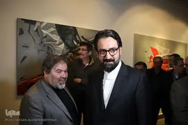 سیدمحمد مجتبی حسینی، معاون امور هنری وزارت فرهنگ و ارشاد اسلامی در افتتاحیه دهمین جشنواره بین‌المللی هنرهای تجسمی فجر