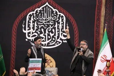 مراسم سوگواری شب شهادت رهبر معظم انقلاب در حرم شاهچراغ(ع)
