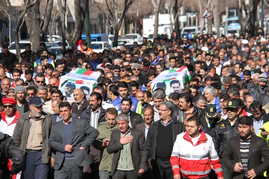شهیدان خدمت چهارمحال و بختیاری تشییع شدند