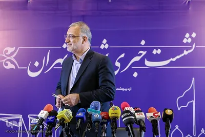 نشست خبری علیرضا زاکانی، شهردار تهران