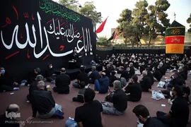 مراسم عزاداری شب هفتم محرم در هیئت بیت الحسین(ع)