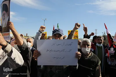 تظاهرات مردمی علیه کشتار مسلمانان مظلوم یمن در شیراز‎‎