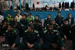جشن مبعث و گلباران مزار شهدای انقلاب در گلستان شهدای اصفهان