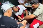 خدمات‌دهی هلال احمر آذربایجان غربی به زائران اربعین