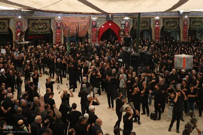 عزاداری ظهر تاسوعا زیر خیمه چندصدساله هارونیه اصفهان