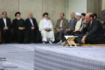 دیدار خانواده‌های شهدای منا با رهبر معظم انقلاب