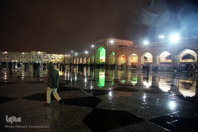 حال و هوای حرم مطهر رضوی در شب میلاد حضرت رسول اکرم(ص) و امام جعفر صادق(ع)
