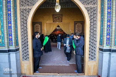 مراسم تحویل سال ۱۴۰۰ در حسینیه اعظم زنجان