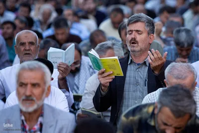 زمزمه دعای عرفه در قزوین