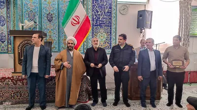 اقامه نماز جمعه بخش نیاسر شهرستان کاشان