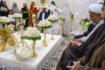 برگزاری مراسم عقد ازدواج جمعی از جوانان، به‌مناسبت ولادت باسعادت امام حسن مجتبی(ع)