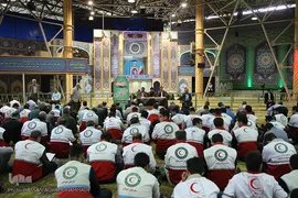 ترتیل خوانی قرآن کریم در نماز جمعه تهران