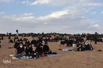 عزاداری عصر عاشورا در صحرا - سمنان
