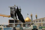 سیاه پوشی حرم مطهر حضرت معصومه(س) در آستانه محرم