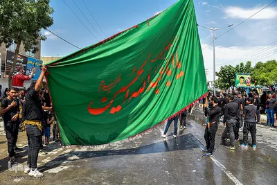 مراسم عزاداری عاشورای حسینی در امام زاده سیدعباس (ع) بجنورد
