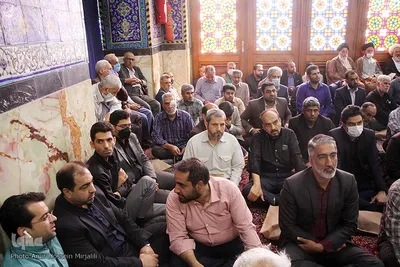 مراسم بزرگداشت مرحوم دعایی و جانباختگان حادثه قطار مشهد به یزد در مسجد حظیره یزد‎‎