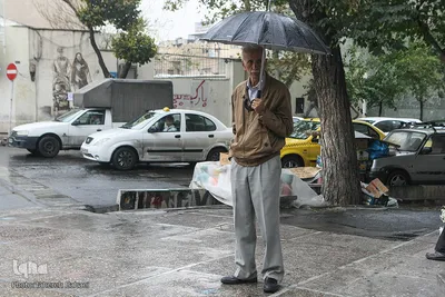 بارش اولین باران پاییزی در تهران